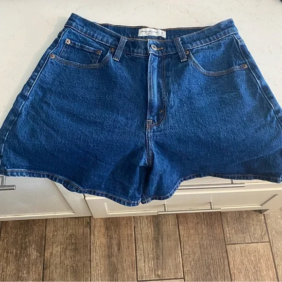 Abercrombie High Rise Dad Short Curve Love - Picture 2 of 4